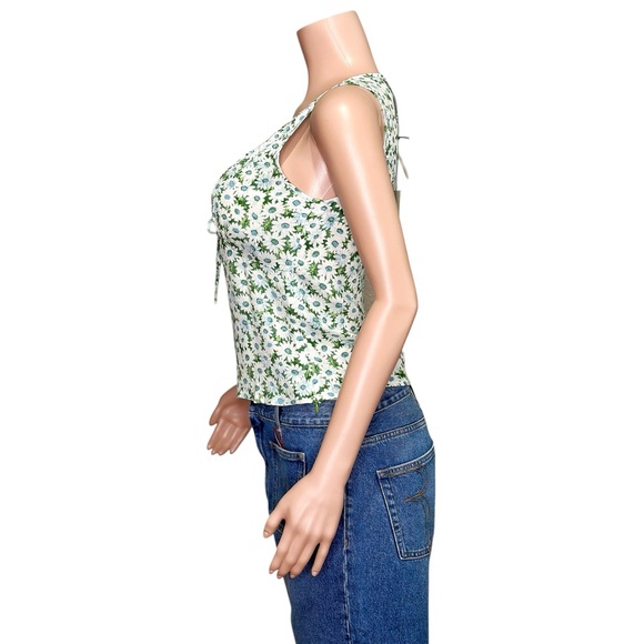 REFORMATION Miri Top, Daisy Meadow Print, 4 (US) - Picture 7 of 13